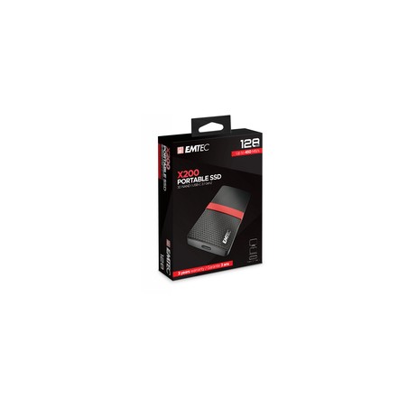 Emtec X200 128 Gb Black Red
